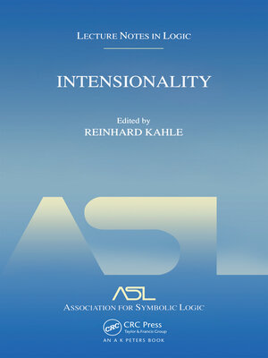 cover image of Intensionality